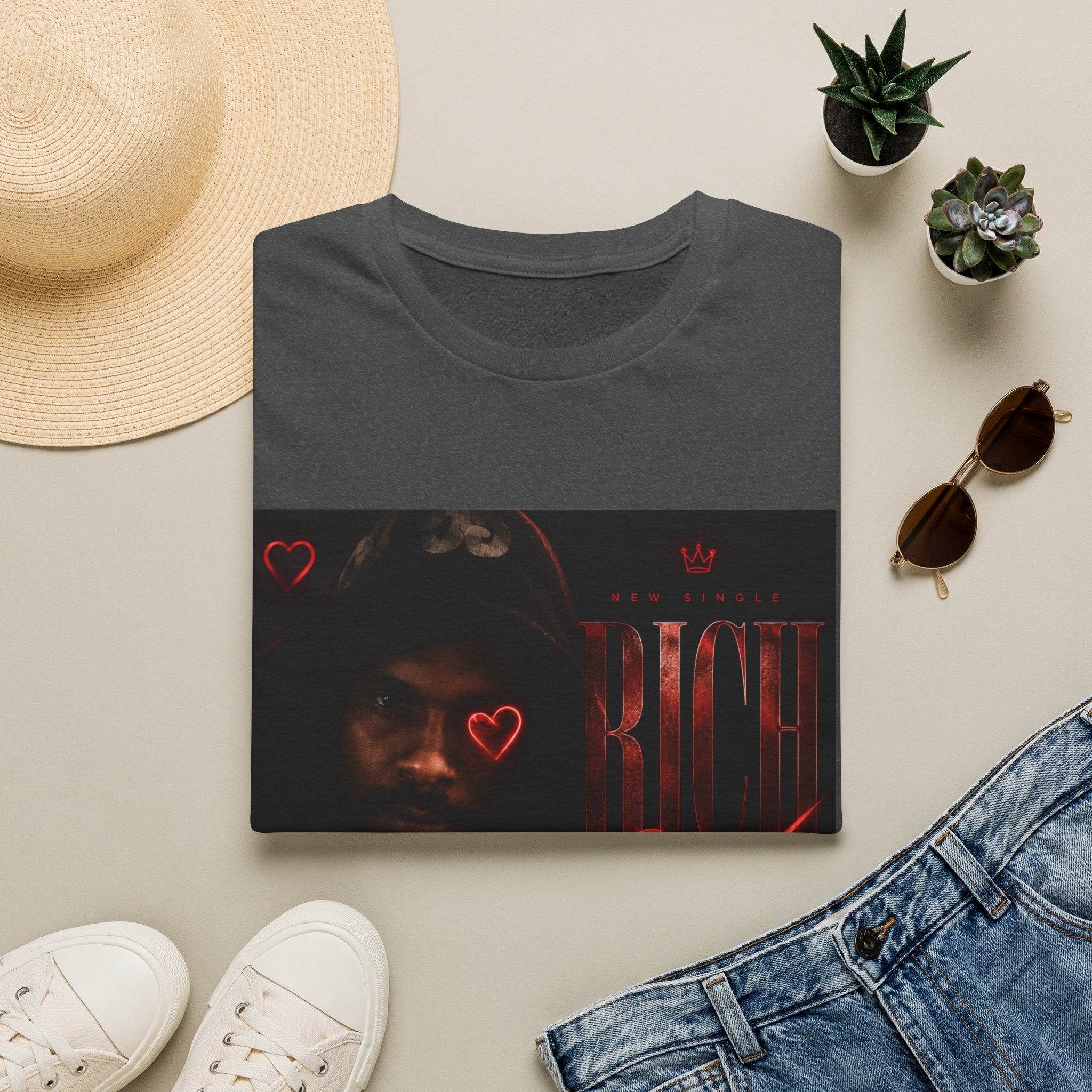 Rich Sex Graphic T-Shirt — Dark Urban Music Cover Tee