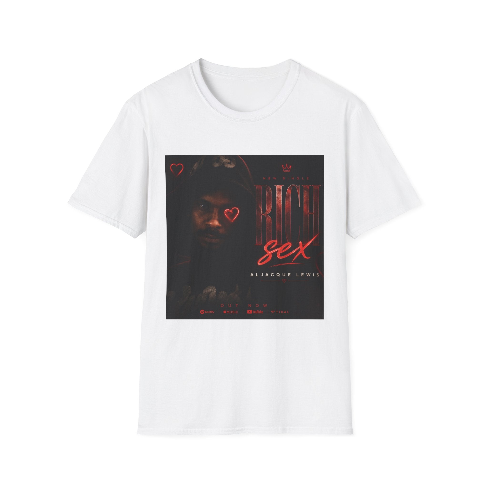 Rich Sex Graphic T-Shirt — Dark Urban Music Cover Tee