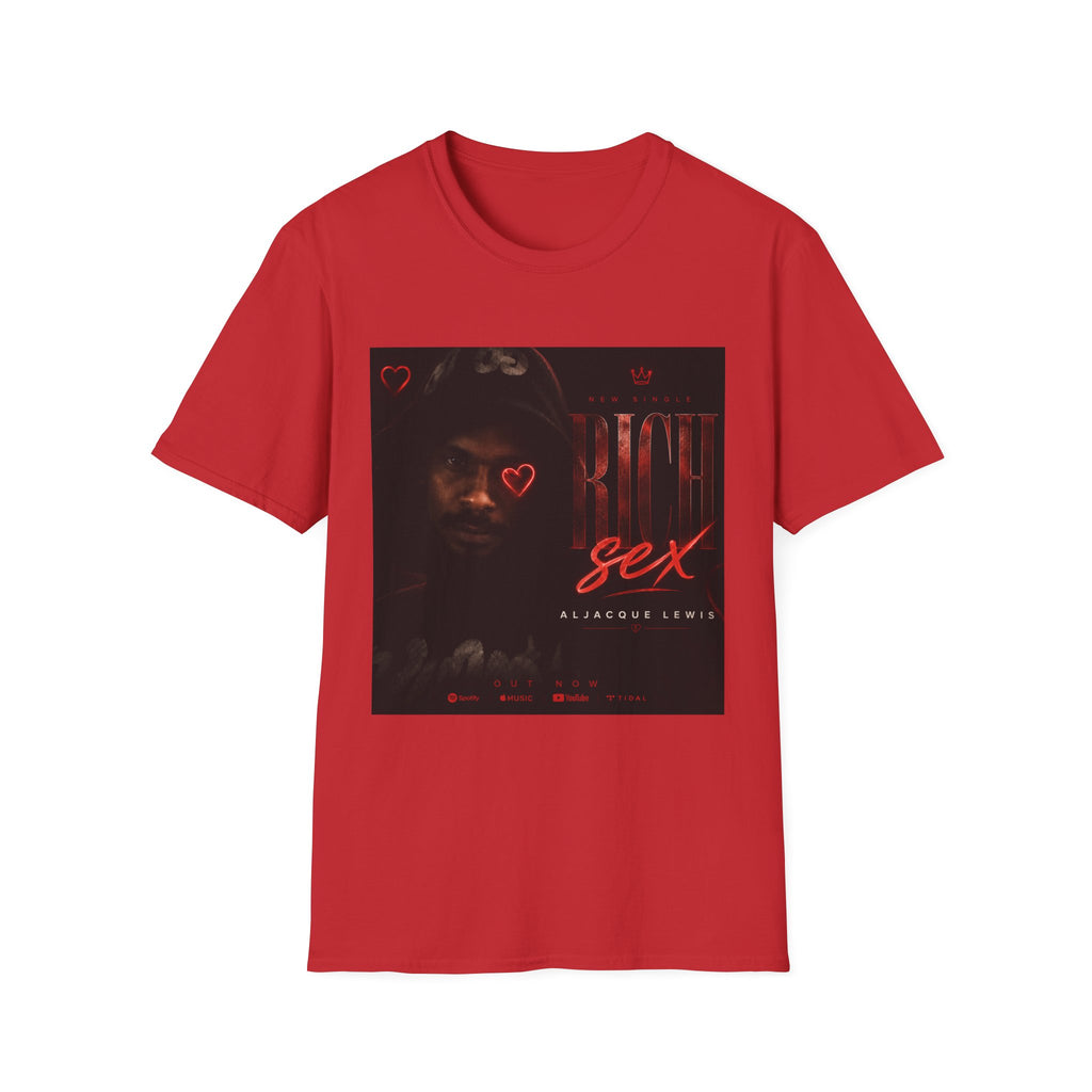 Rich Sex Graphic T-Shirt — Dark Urban Music Cover Tee
