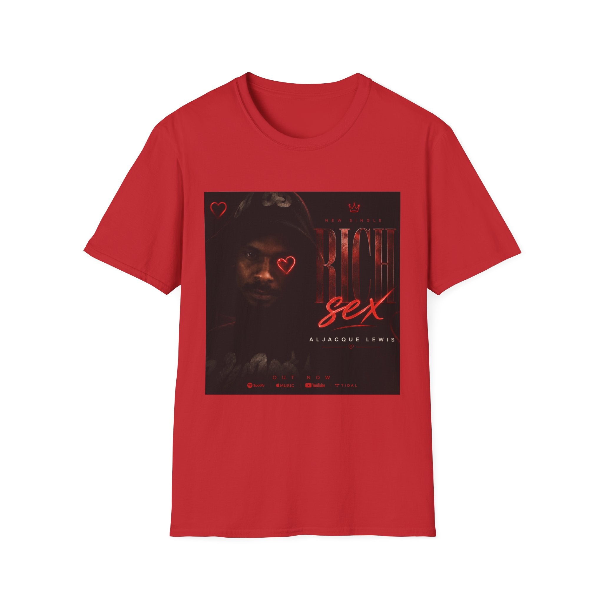 Rich Sex Graphic T-Shirt — Dark Urban Music Cover Tee