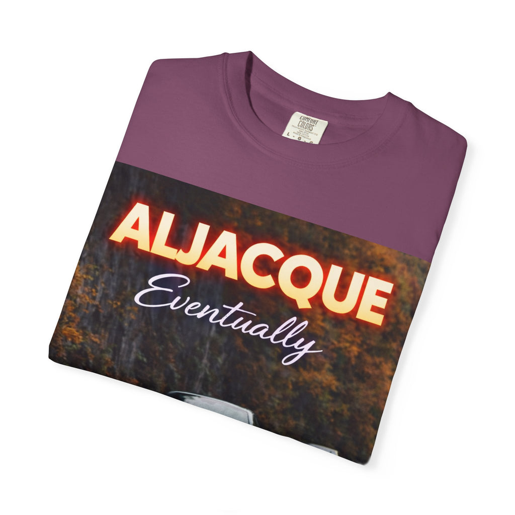 ALJACQUE 'Eventually' Car Graphic T-Shirt — Retro Racing Music Tee