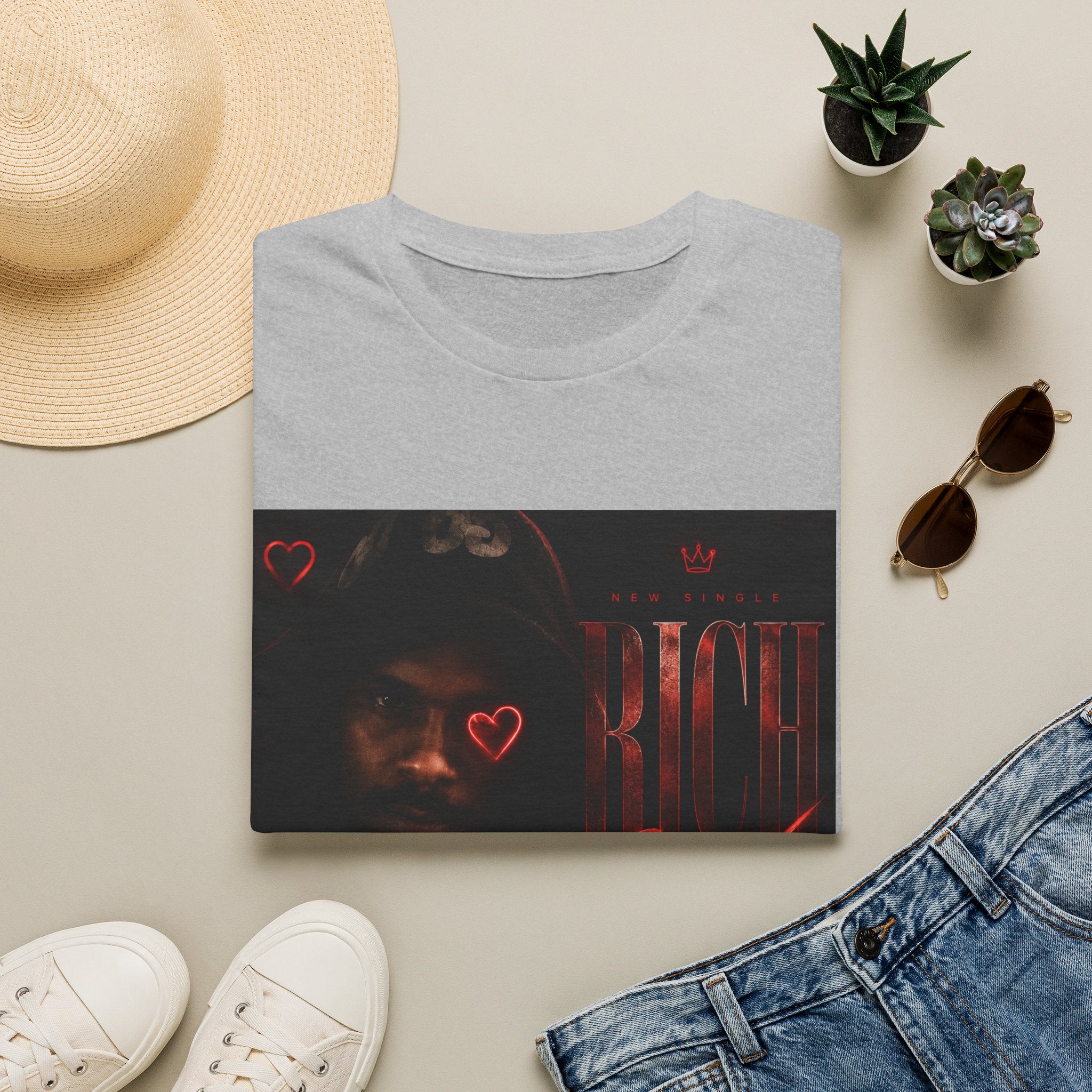 Rich Sex Graphic T-Shirt — Dark Urban Music Cover Tee