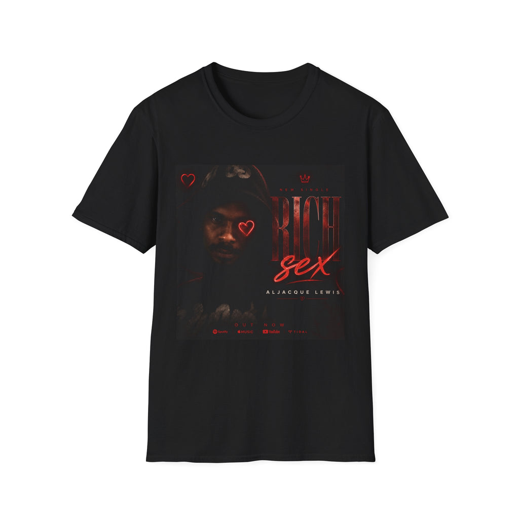 Rich Sex Graphic T-Shirt — Dark Urban Music Cover Tee