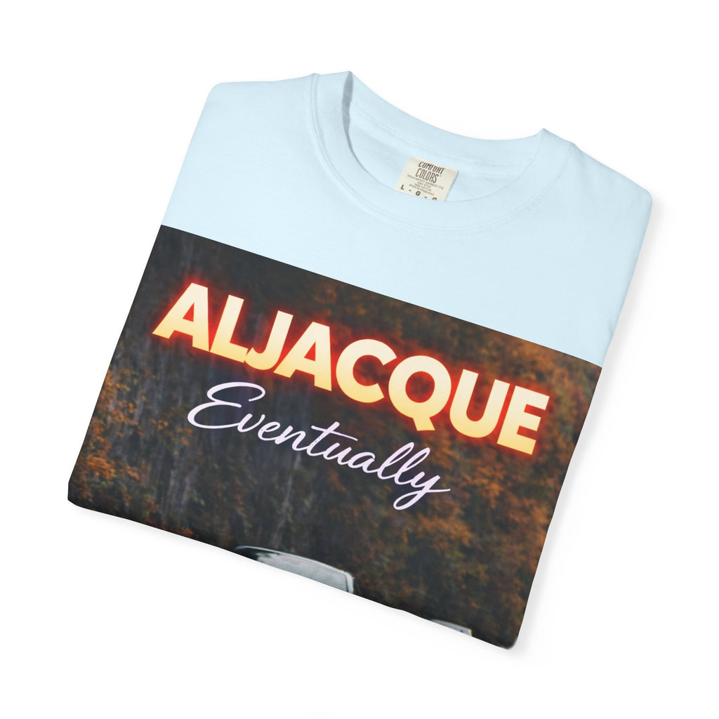 ALJACQUE 'Eventually' Car Graphic T-Shirt — Retro Racing Music Tee