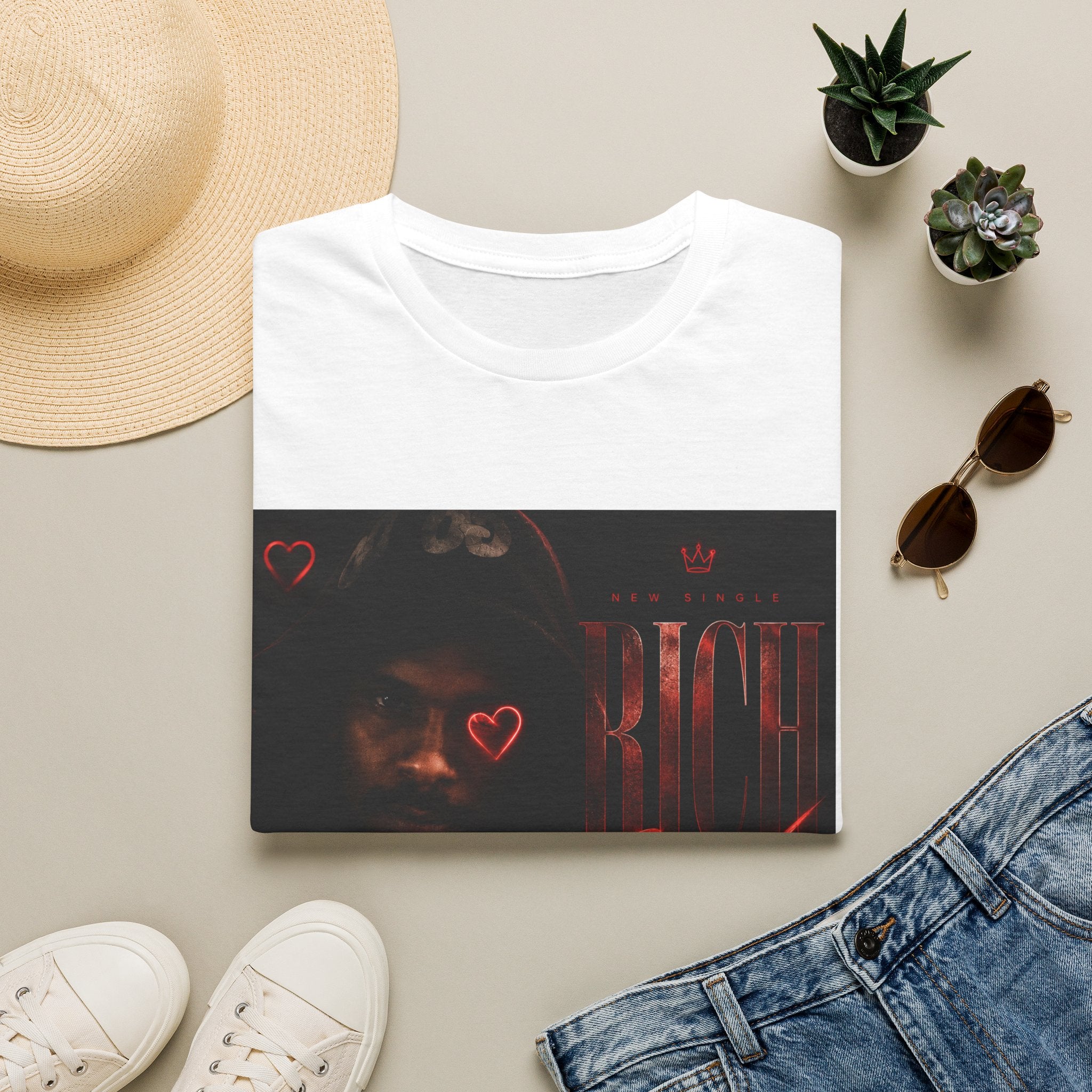 Rich Sex Graphic T-Shirt — Dark Urban Music Cover Tee