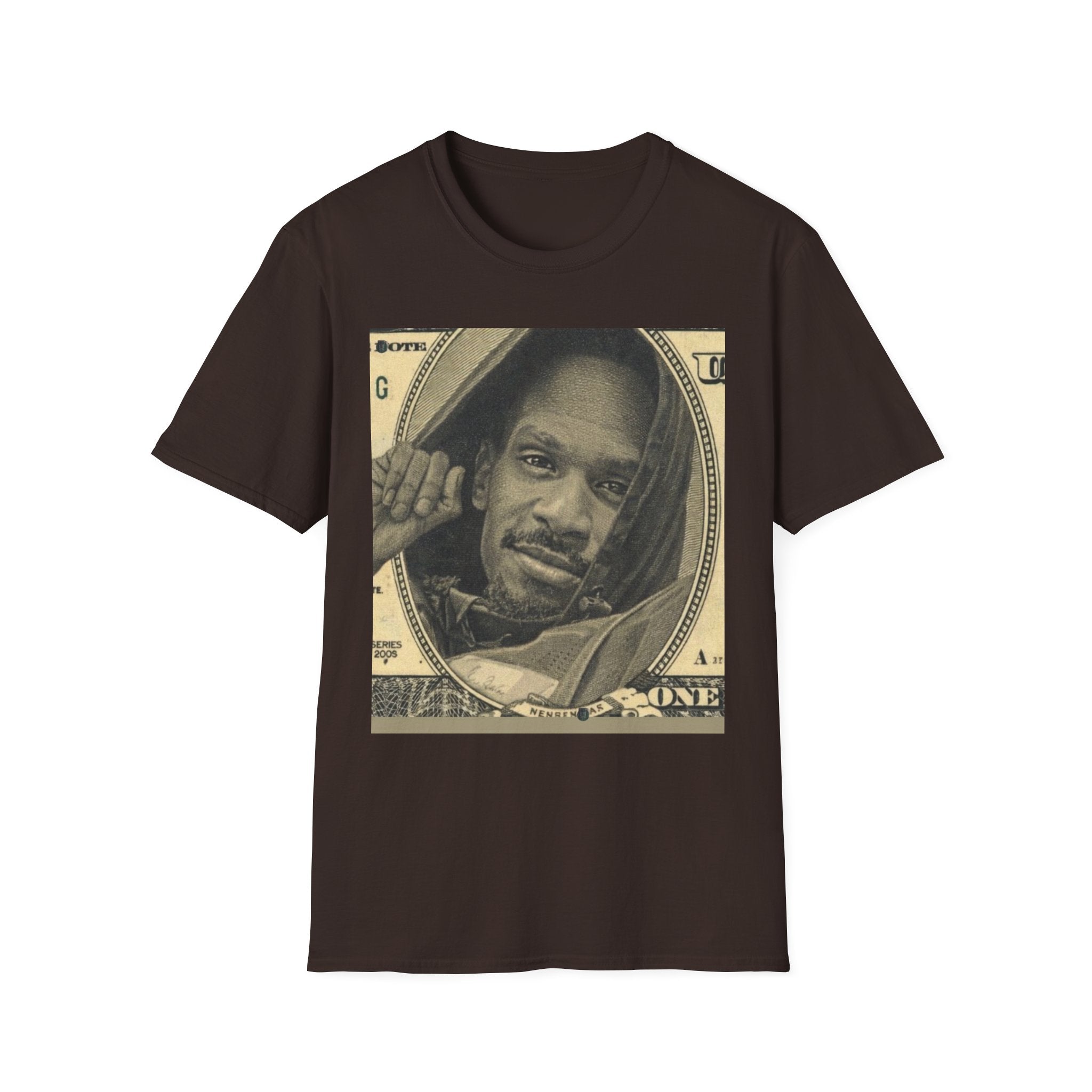 Money Portrait T-Shirt — Vintage Dollar Bill Face Graphic Tee