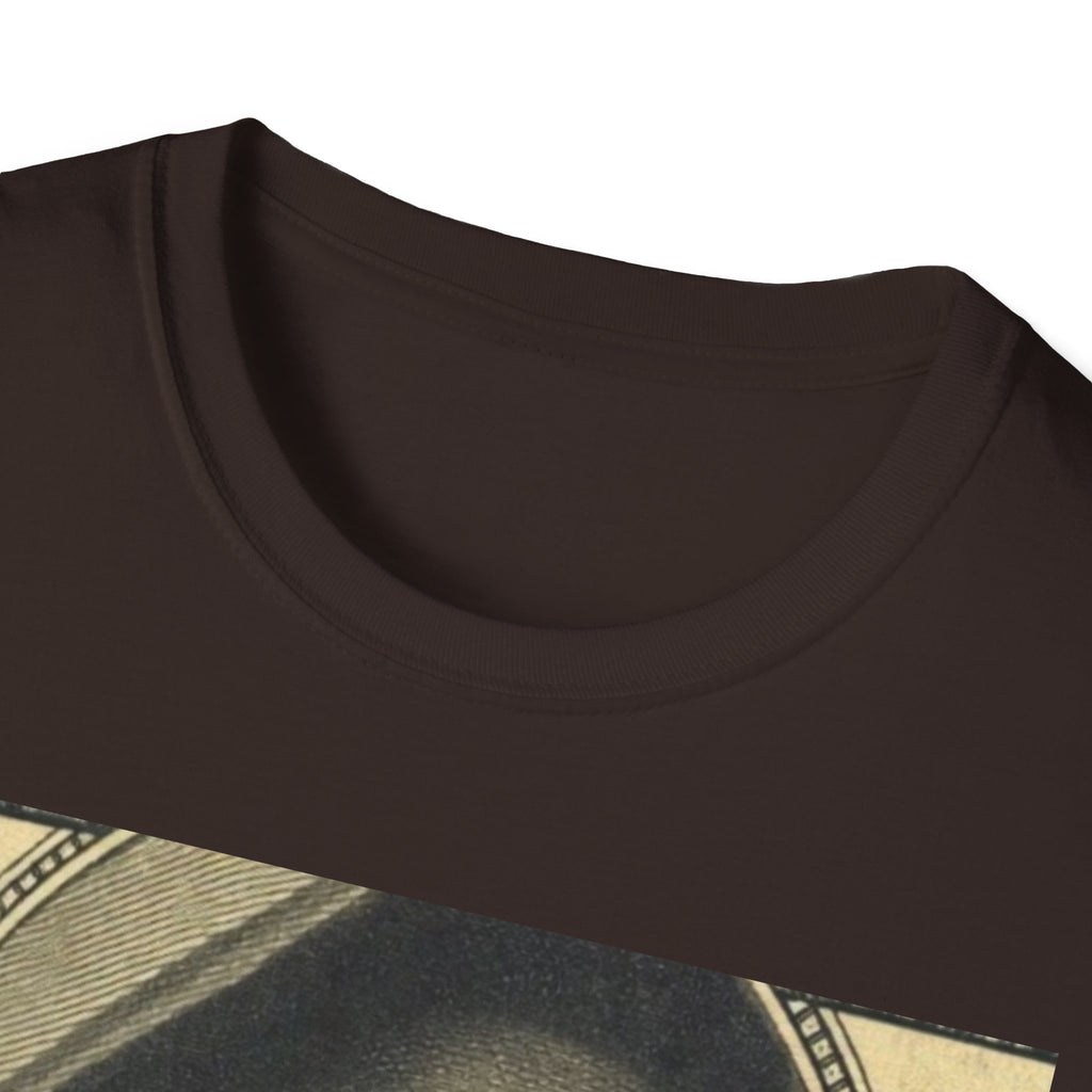 Money Portrait T-Shirt — Vintage Dollar Bill Face Graphic Tee