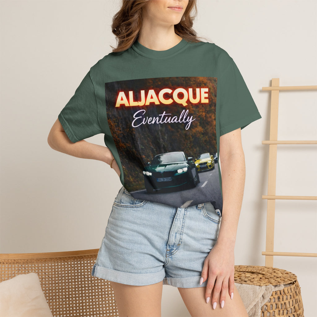 ALJACQUE 'Eventually' Car Graphic T-Shirt — Retro Racing Music Tee