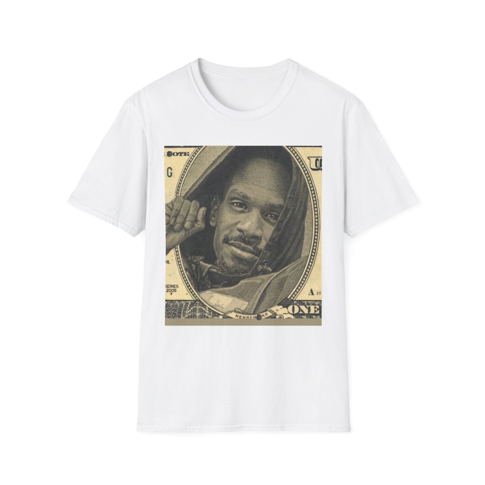 Money Portrait T-Shirt — Vintage Dollar Bill Face Graphic Tee