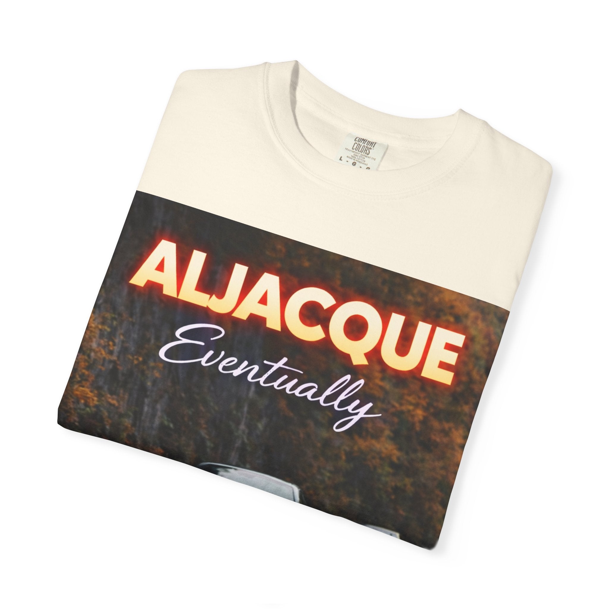 ALJACQUE 'Eventually' Car Graphic T-Shirt — Retro Racing Music Tee