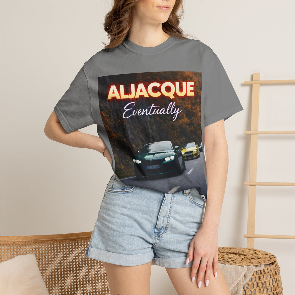 ALJACQUE 'Eventually' Car Graphic T-Shirt — Retro Racing Music Tee