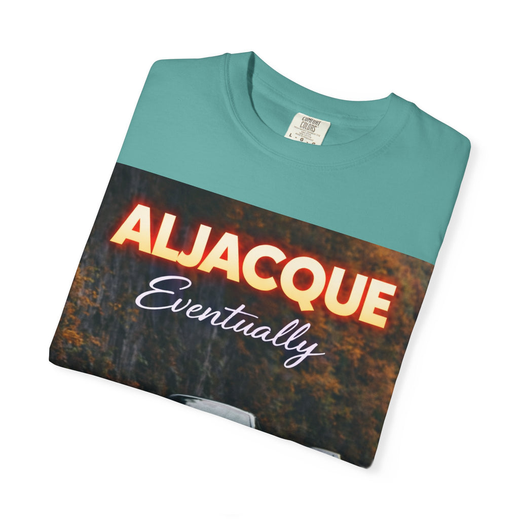 ALJACQUE 'Eventually' Car Graphic T-Shirt — Retro Racing Music Tee
