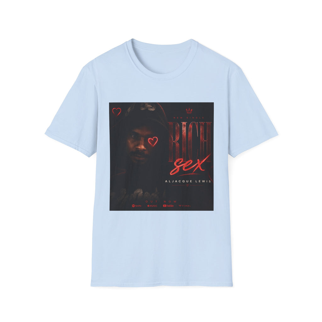 Rich Sex Graphic T-Shirt — Dark Urban Music Cover Tee