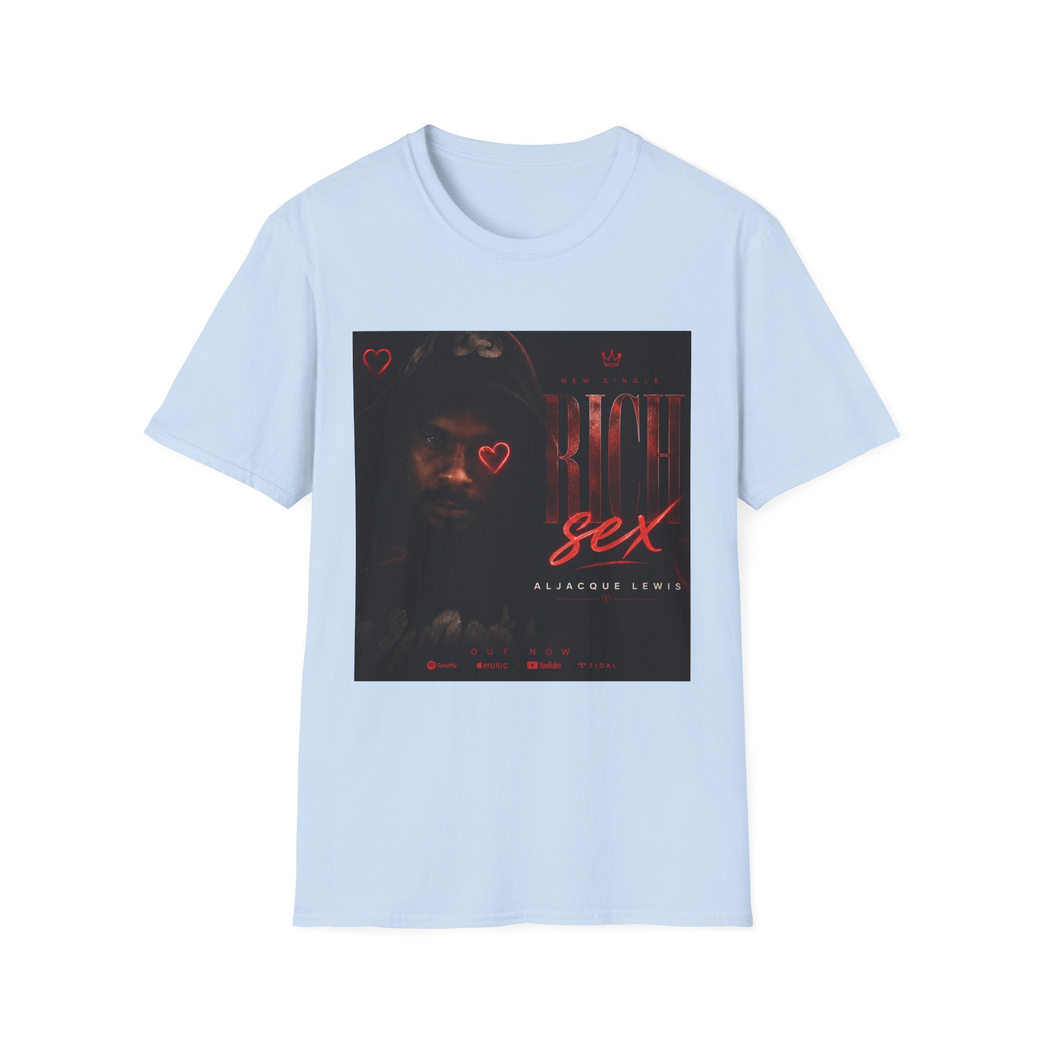Rich Sex Graphic T-Shirt — Dark Urban Music Cover Tee