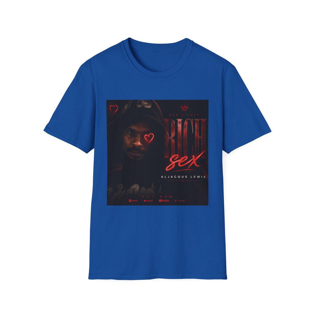 Rich Sex Graphic T-Shirt — Dark Urban Music Cover Tee