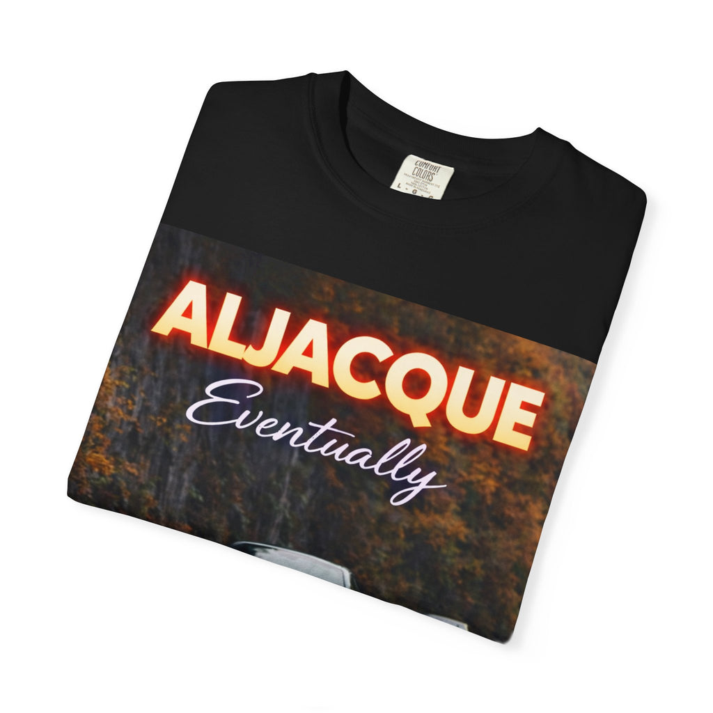 ALJACQUE 'Eventually' Car Graphic T-Shirt — Retro Racing Music Tee