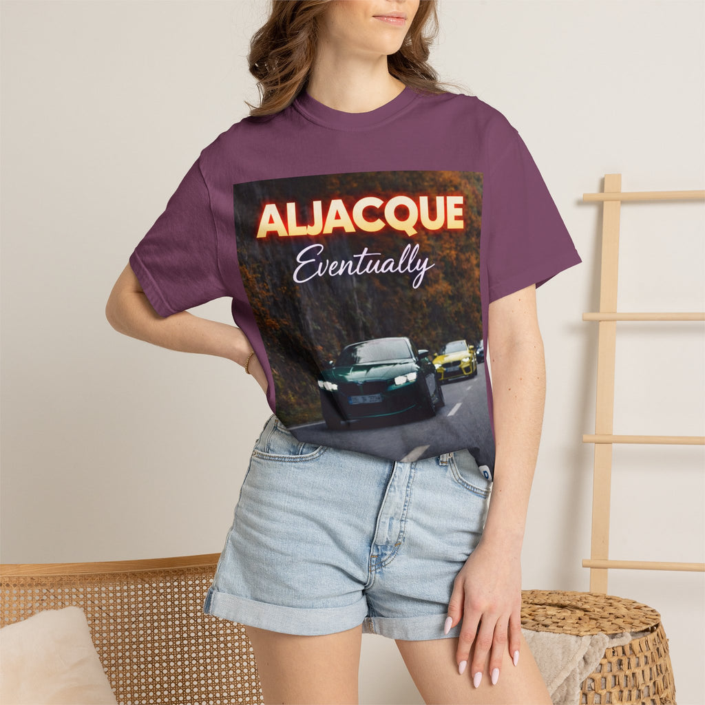 ALJACQUE 'Eventually' Car Graphic T-Shirt — Retro Racing Music Tee