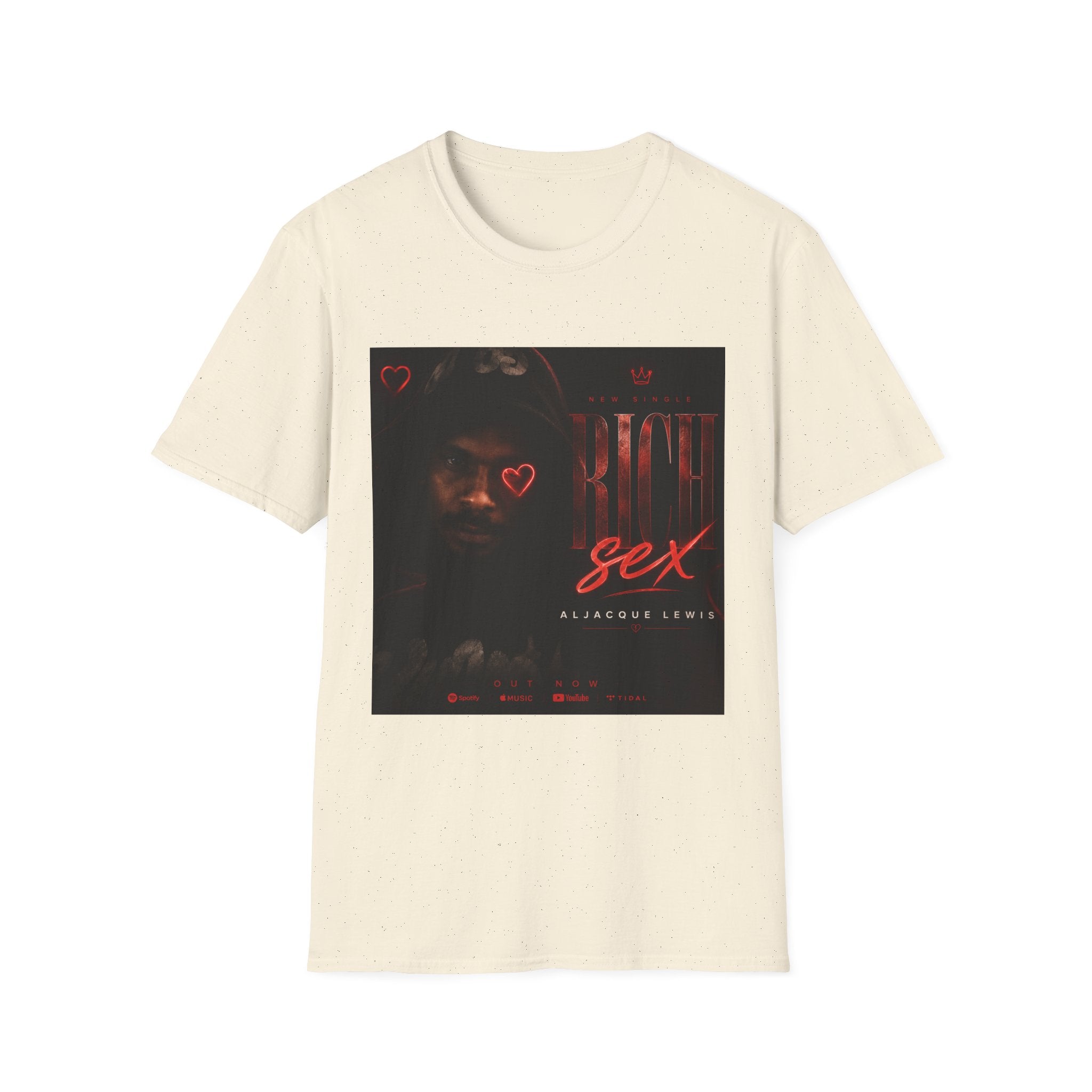 Rich Sex Graphic T-Shirt — Dark Urban Music Cover Tee