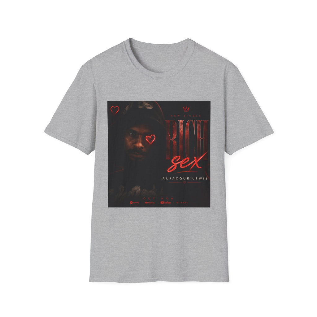 Rich Sex Graphic T-Shirt — Dark Urban Music Cover Tee