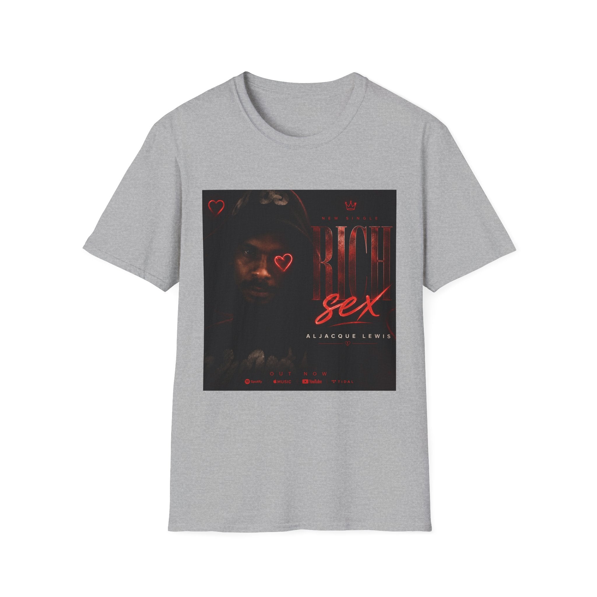 Rich Sex Graphic T-Shirt — Dark Urban Music Cover Tee