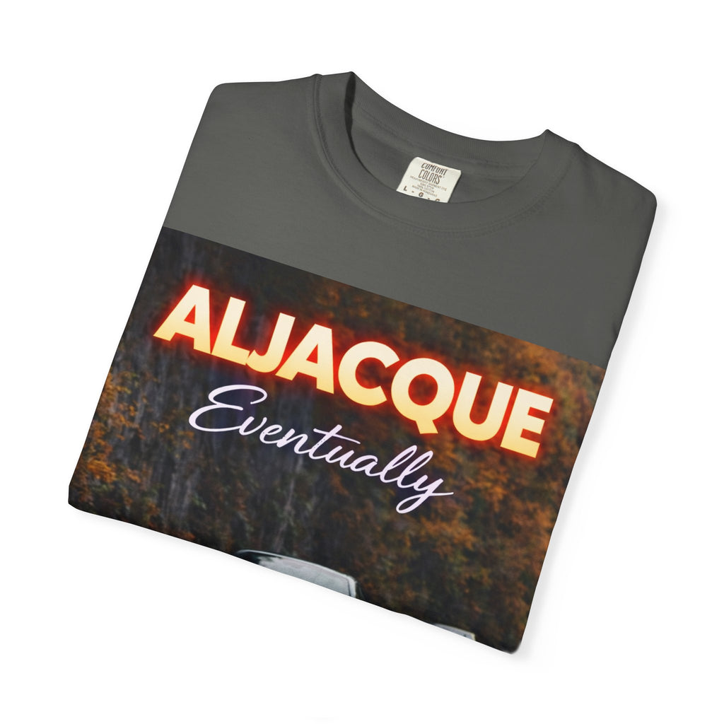 ALJACQUE 'Eventually' Car Graphic T-Shirt — Retro Racing Music Tee