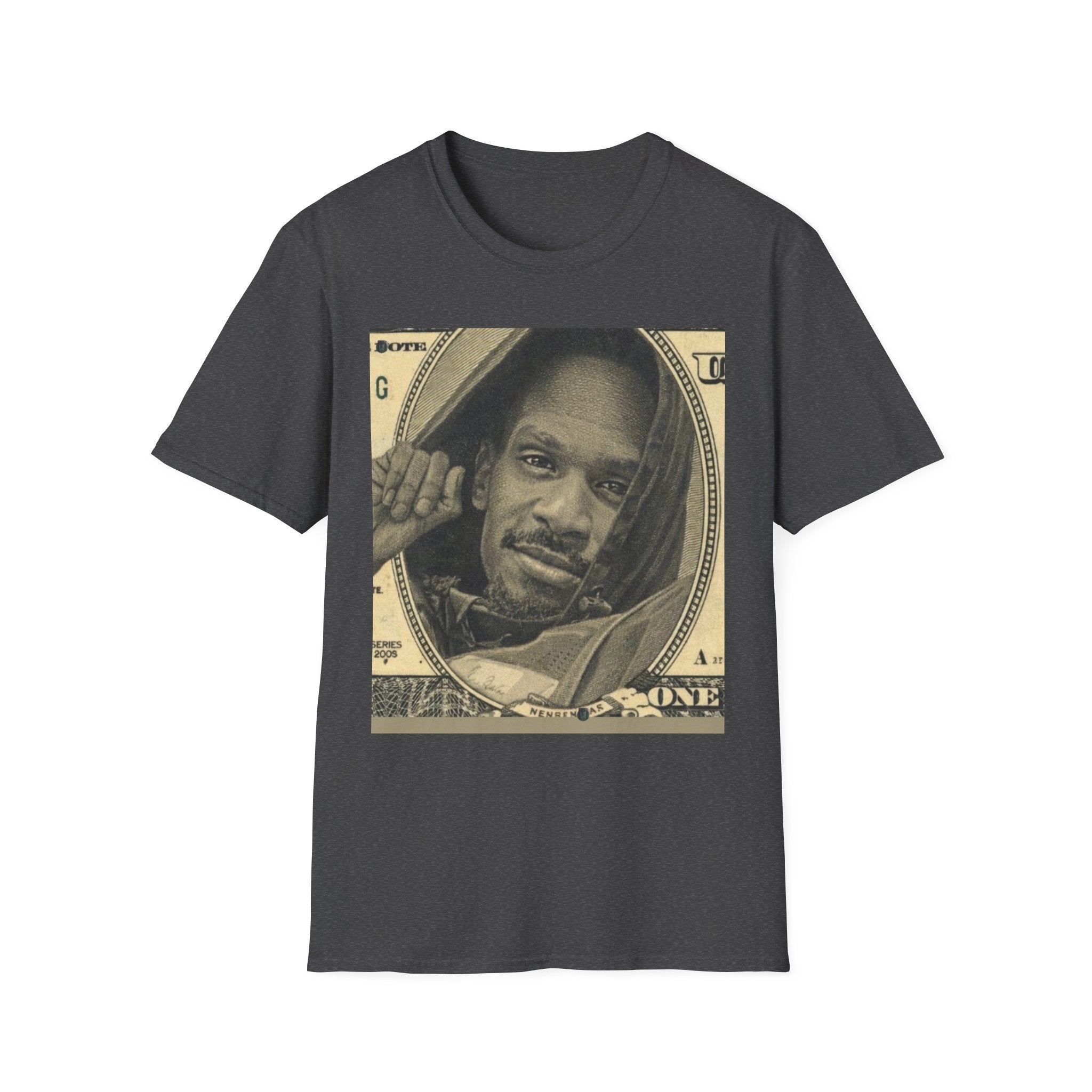 Money Portrait T-Shirt — Vintage Dollar Bill Face Graphic Tee