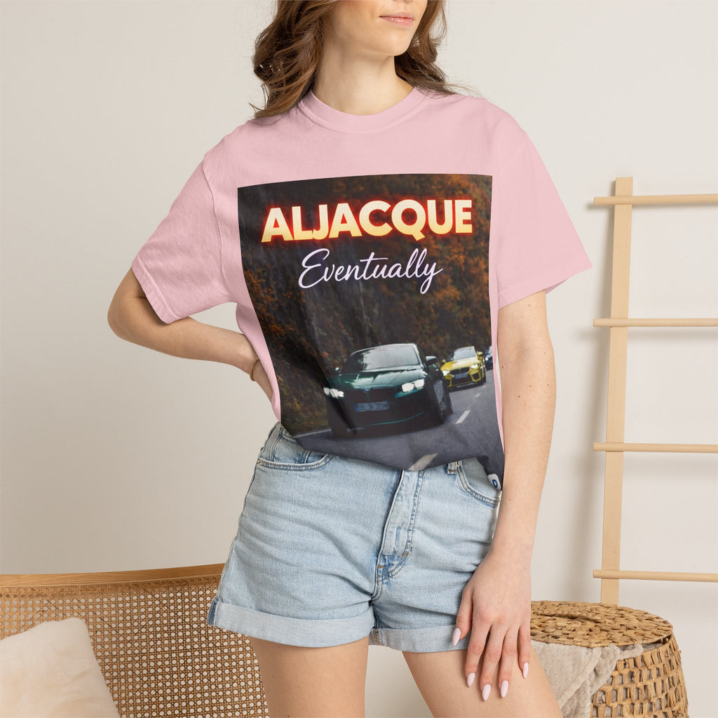 ALJACQUE 'Eventually' Car Graphic T-Shirt — Retro Racing Music Tee