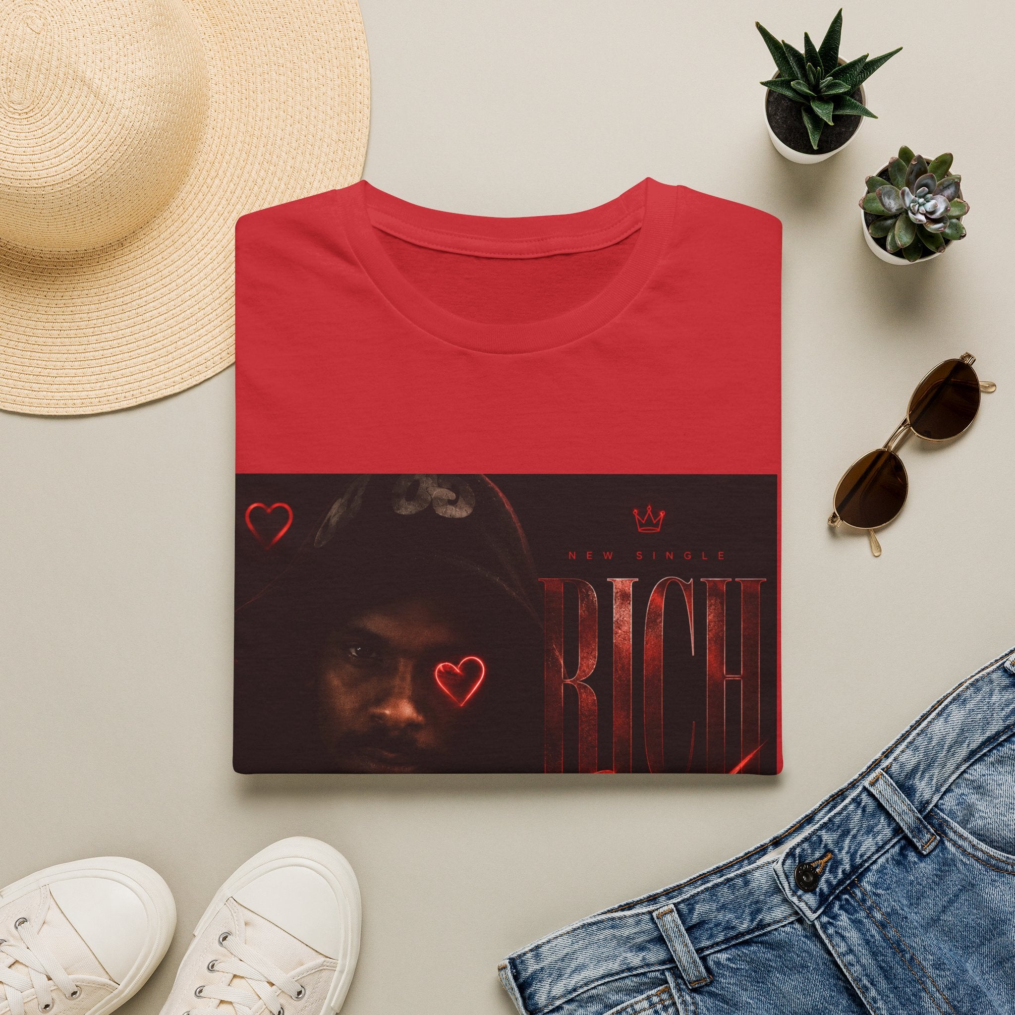 Rich Sex Graphic T-Shirt — Dark Urban Music Cover Tee