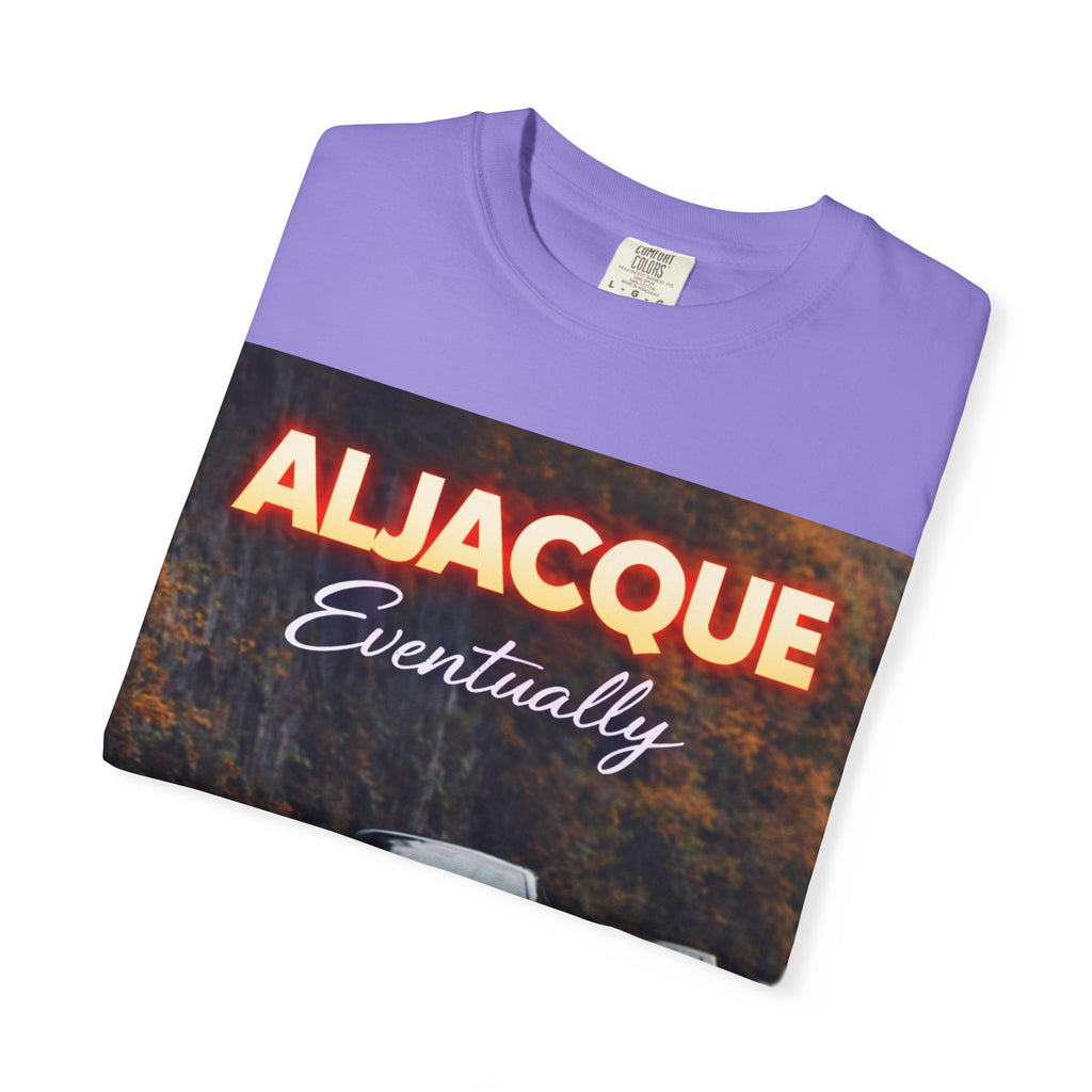 ALJACQUE 'Eventually' Car Graphic T-Shirt — Retro Racing Music Tee