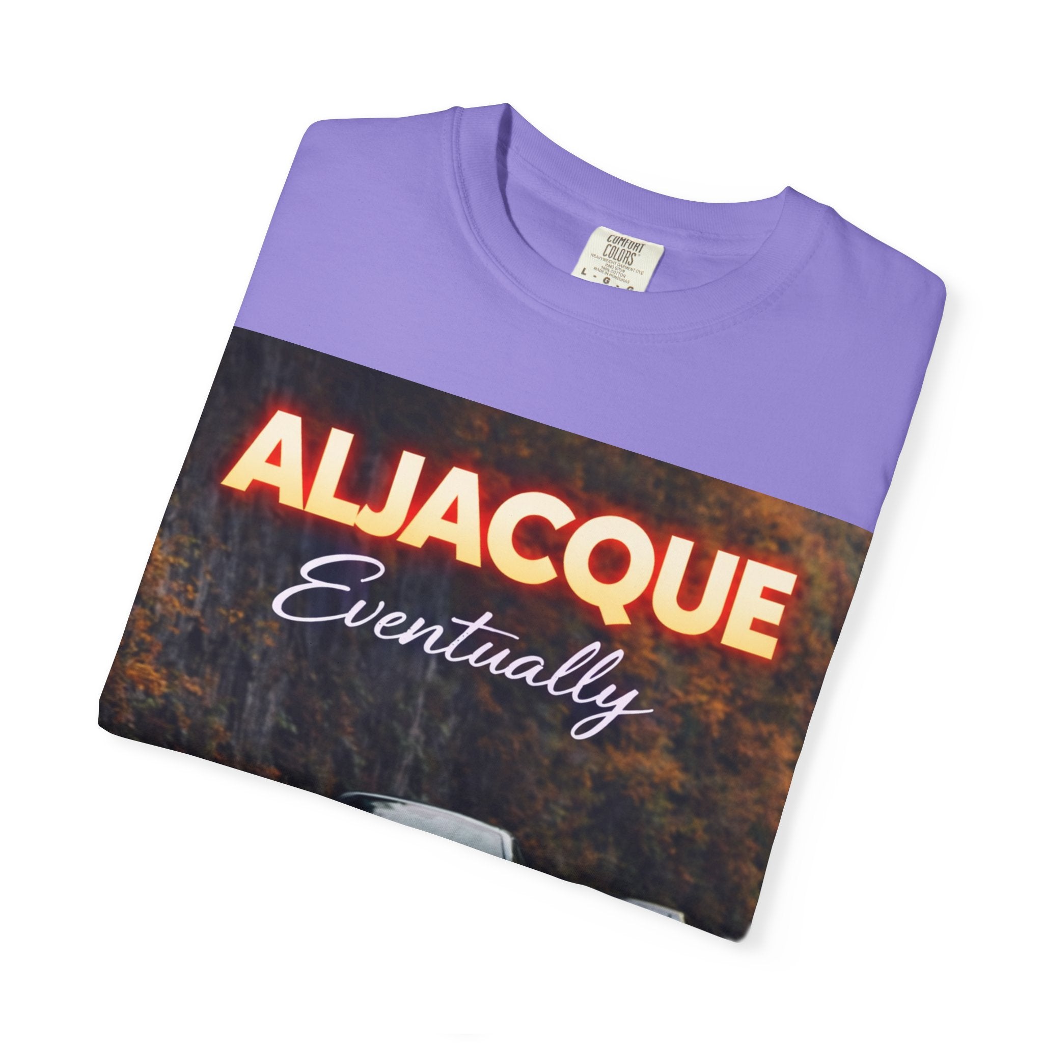 ALJACQUE 'Eventually' Car Graphic T-Shirt — Retro Racing Music Tee
