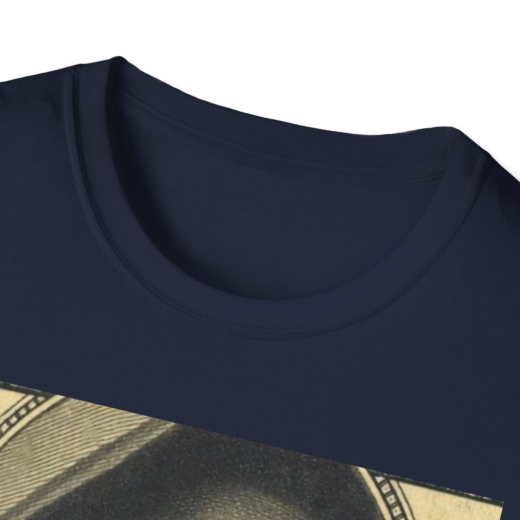 Money Portrait T-Shirt — Vintage Dollar Bill Face Graphic Tee