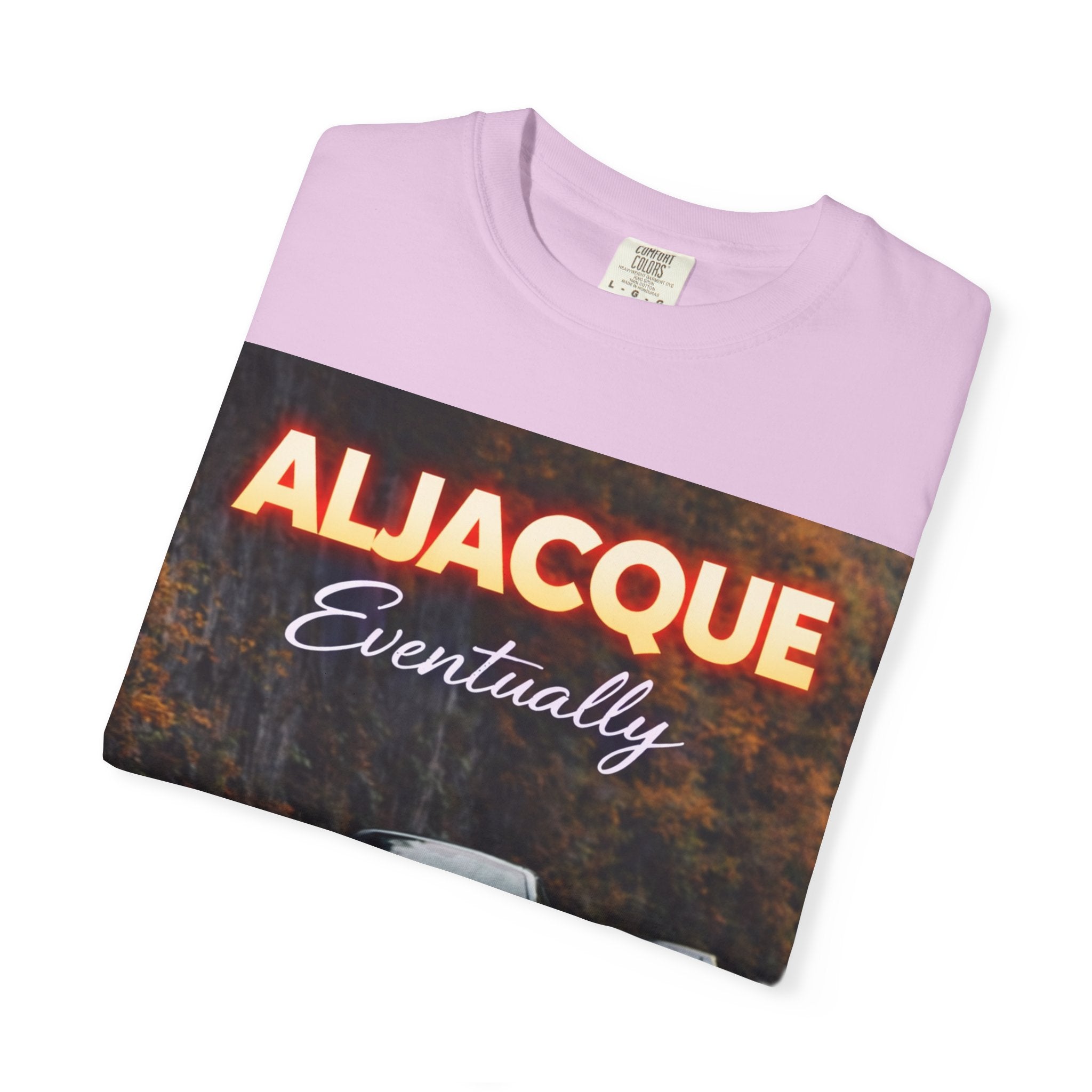ALJACQUE 'Eventually' Car Graphic T-Shirt — Retro Racing Music Tee
