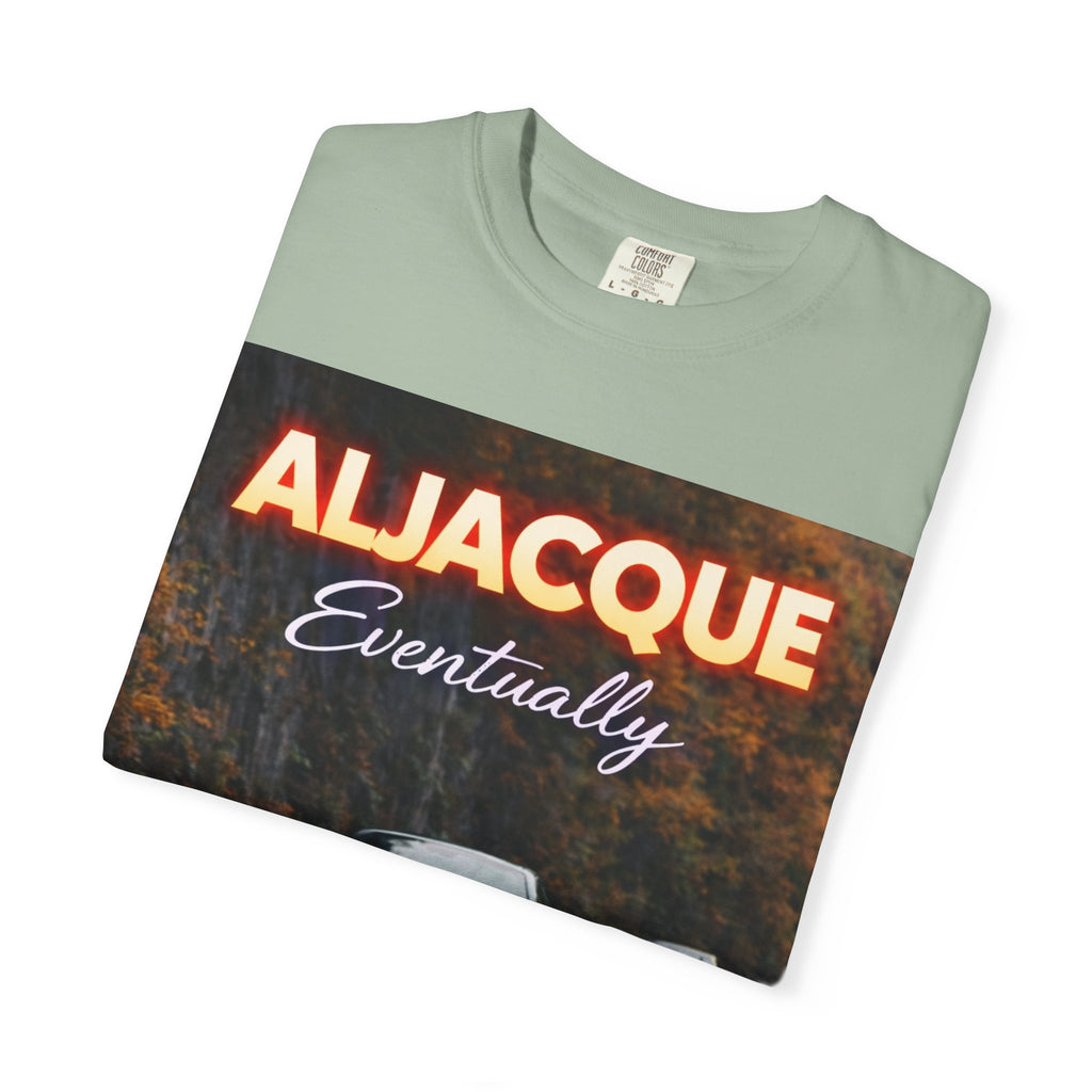 ALJACQUE 'Eventually' Car Graphic T-Shirt — Retro Racing Music Tee