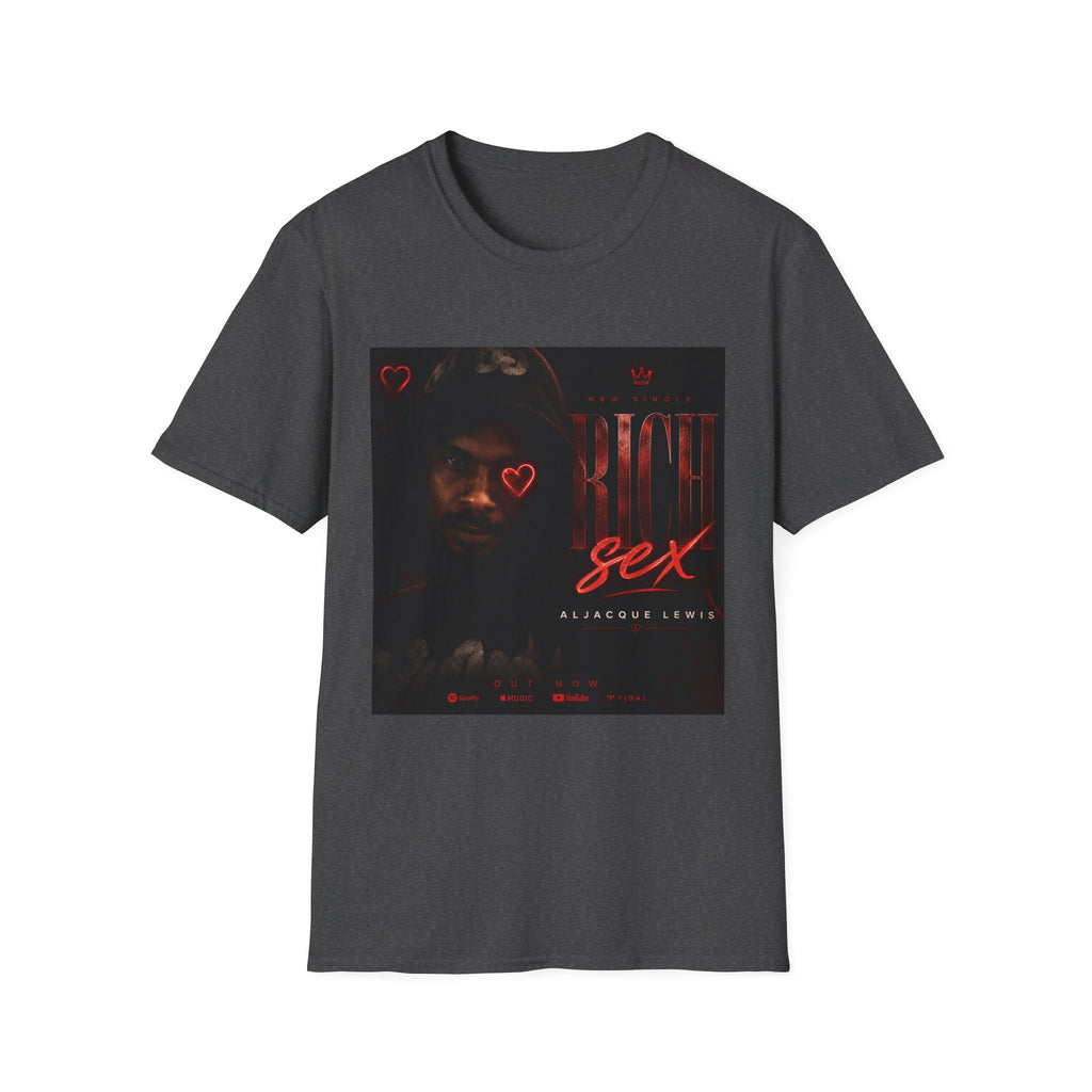 Rich Sex Graphic T-Shirt — Dark Urban Music Cover Tee