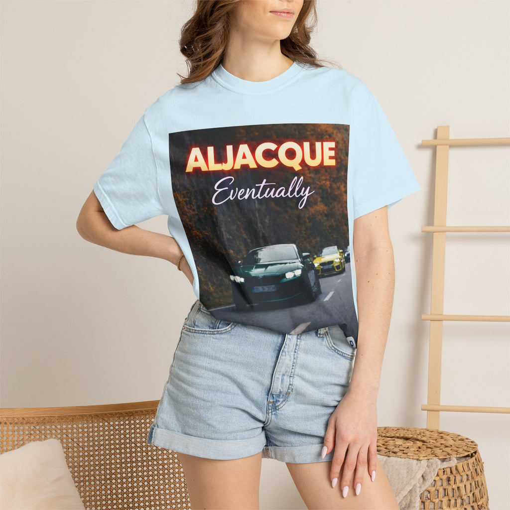 ALJACQUE 'Eventually' Car Graphic T-Shirt — Retro Racing Music Tee
