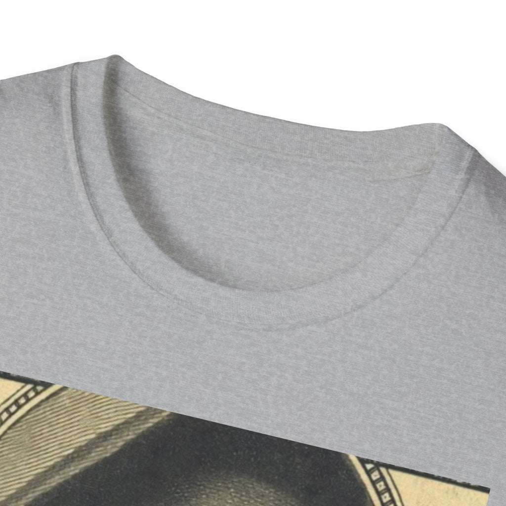Money Portrait T-Shirt — Vintage Dollar Bill Face Graphic Tee
