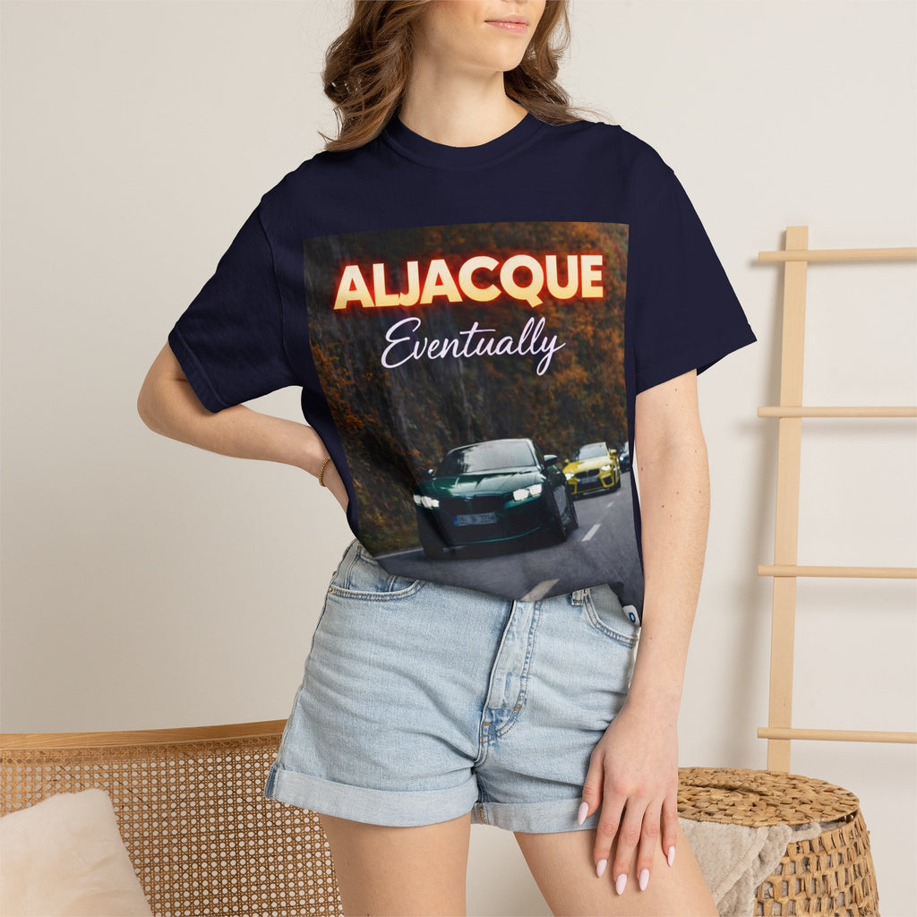 ALJACQUE 'Eventually' Car Graphic T-Shirt — Retro Racing Music Tee