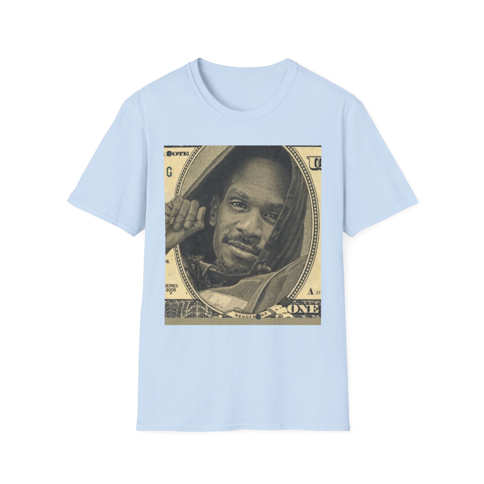 Money Portrait T-Shirt — Vintage Dollar Bill Face Graphic Tee