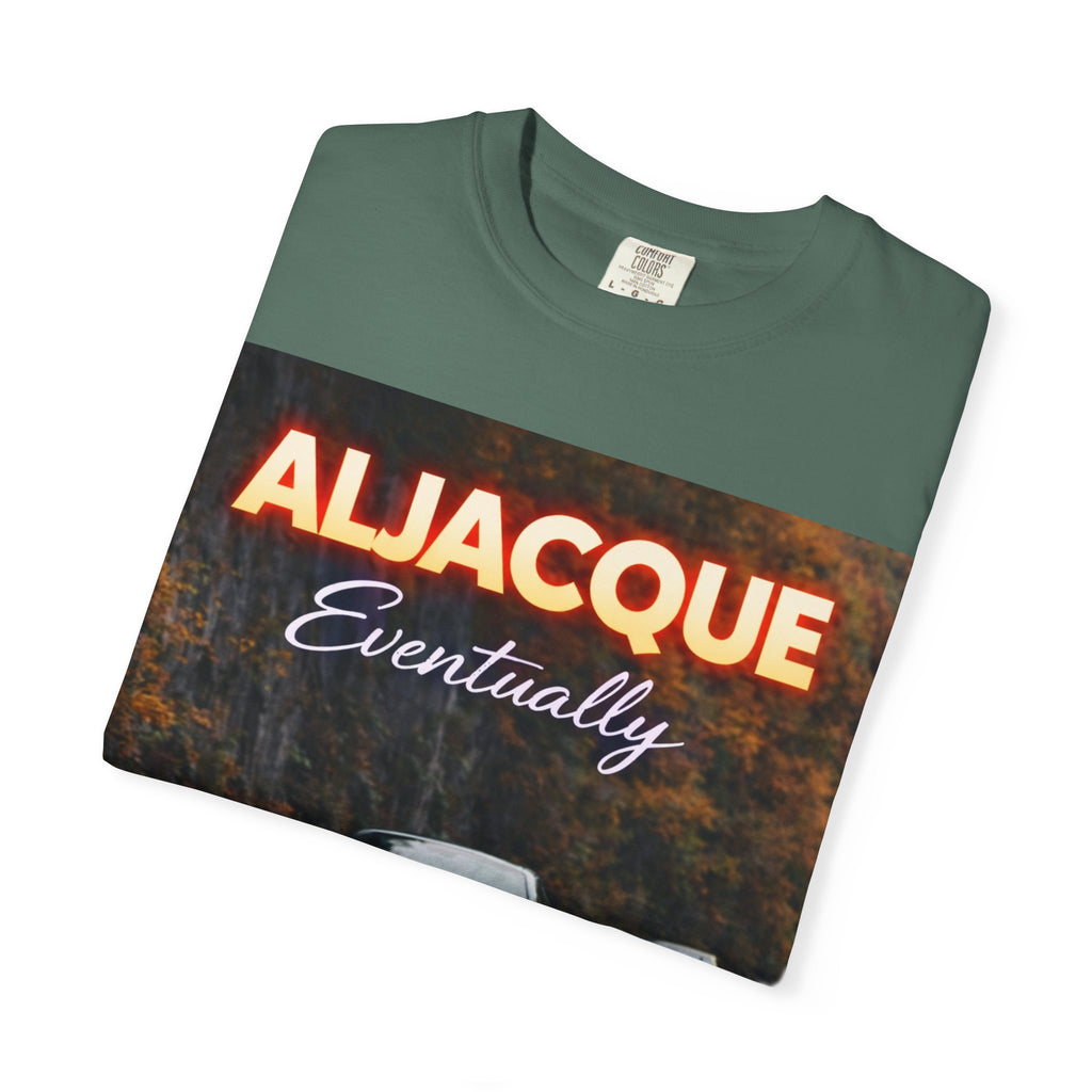 ALJACQUE 'Eventually' Car Graphic T-Shirt — Retro Racing Music Tee