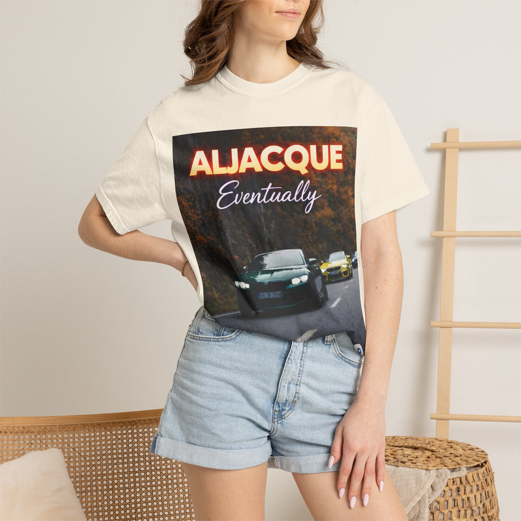 ALJACQUE 'Eventually' Car Graphic T-Shirt — Retro Racing Music Tee