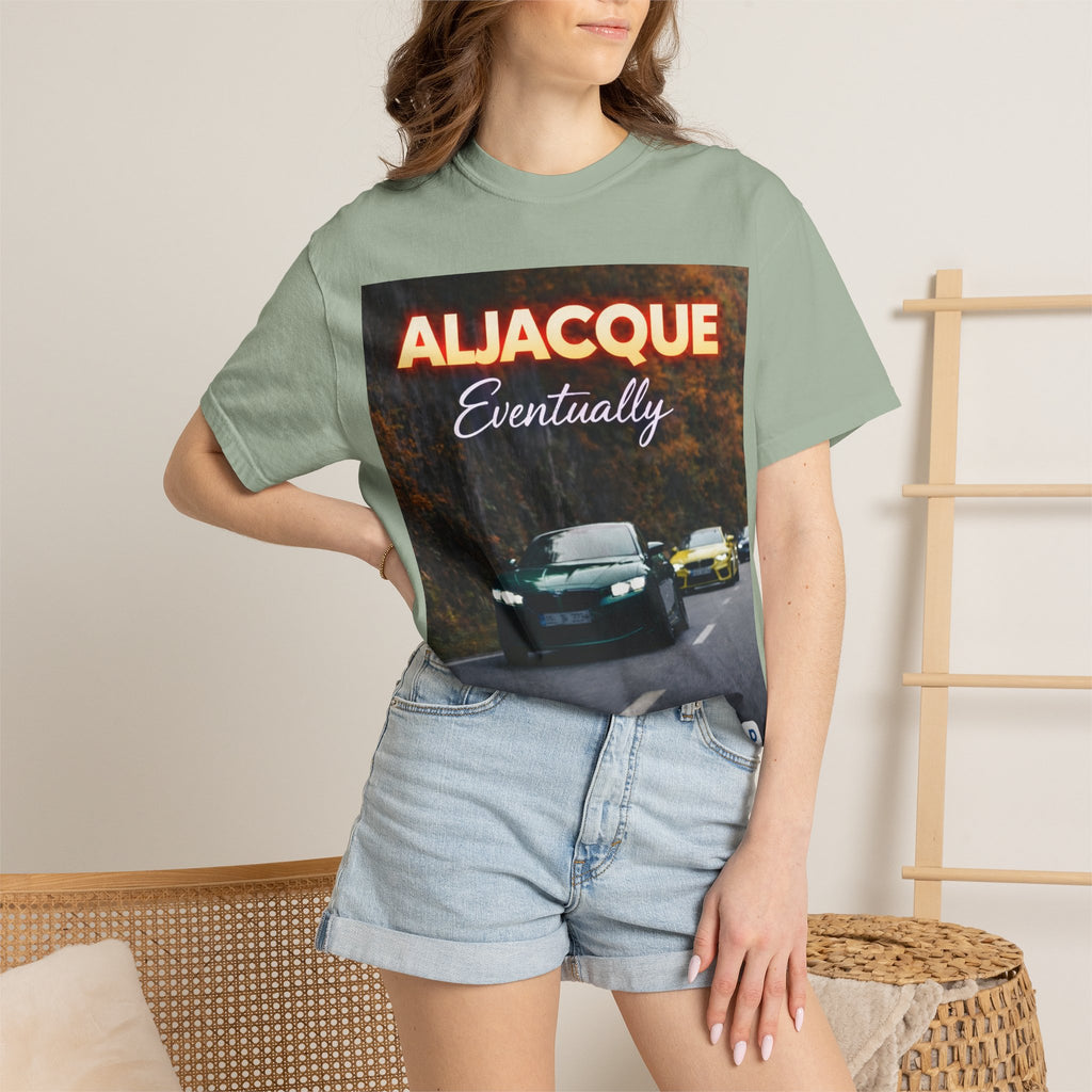 ALJACQUE 'Eventually' Car Graphic T-Shirt — Retro Racing Music Tee