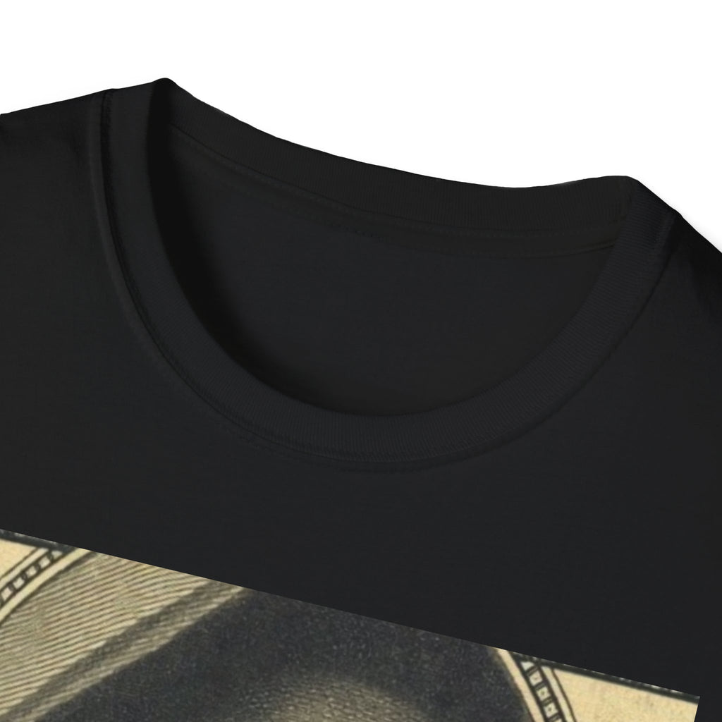 Money Portrait T-Shirt — Vintage Dollar Bill Face Graphic Tee