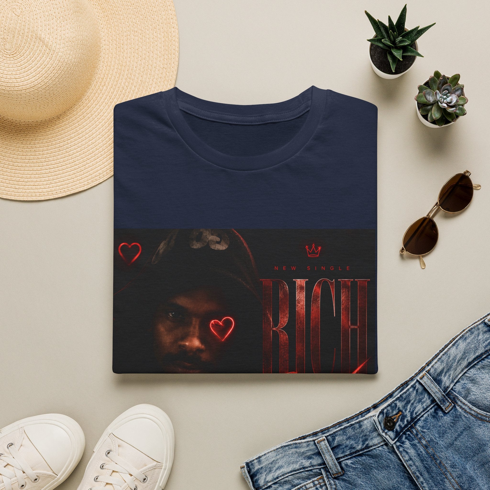Rich Sex Graphic T-Shirt — Dark Urban Music Cover Tee