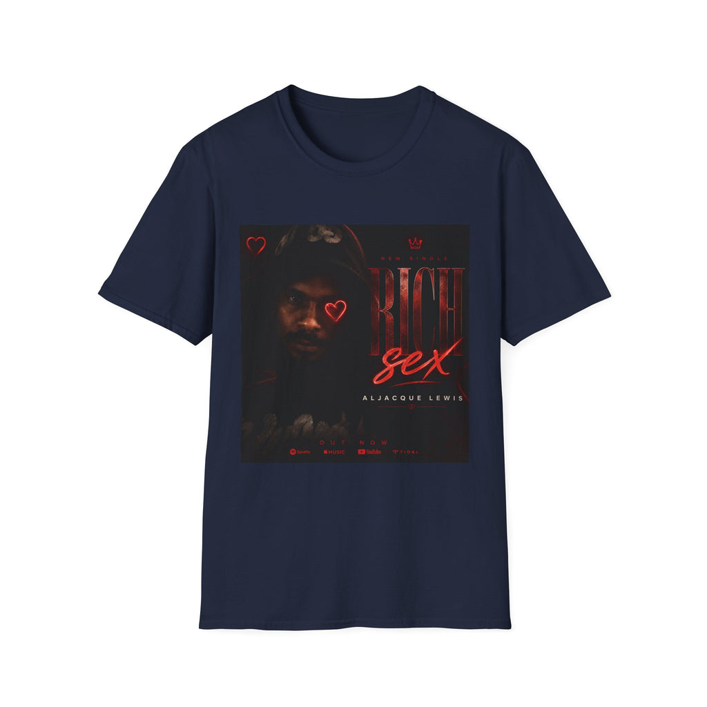 Rich Sex Graphic T-Shirt — Dark Urban Music Cover Tee