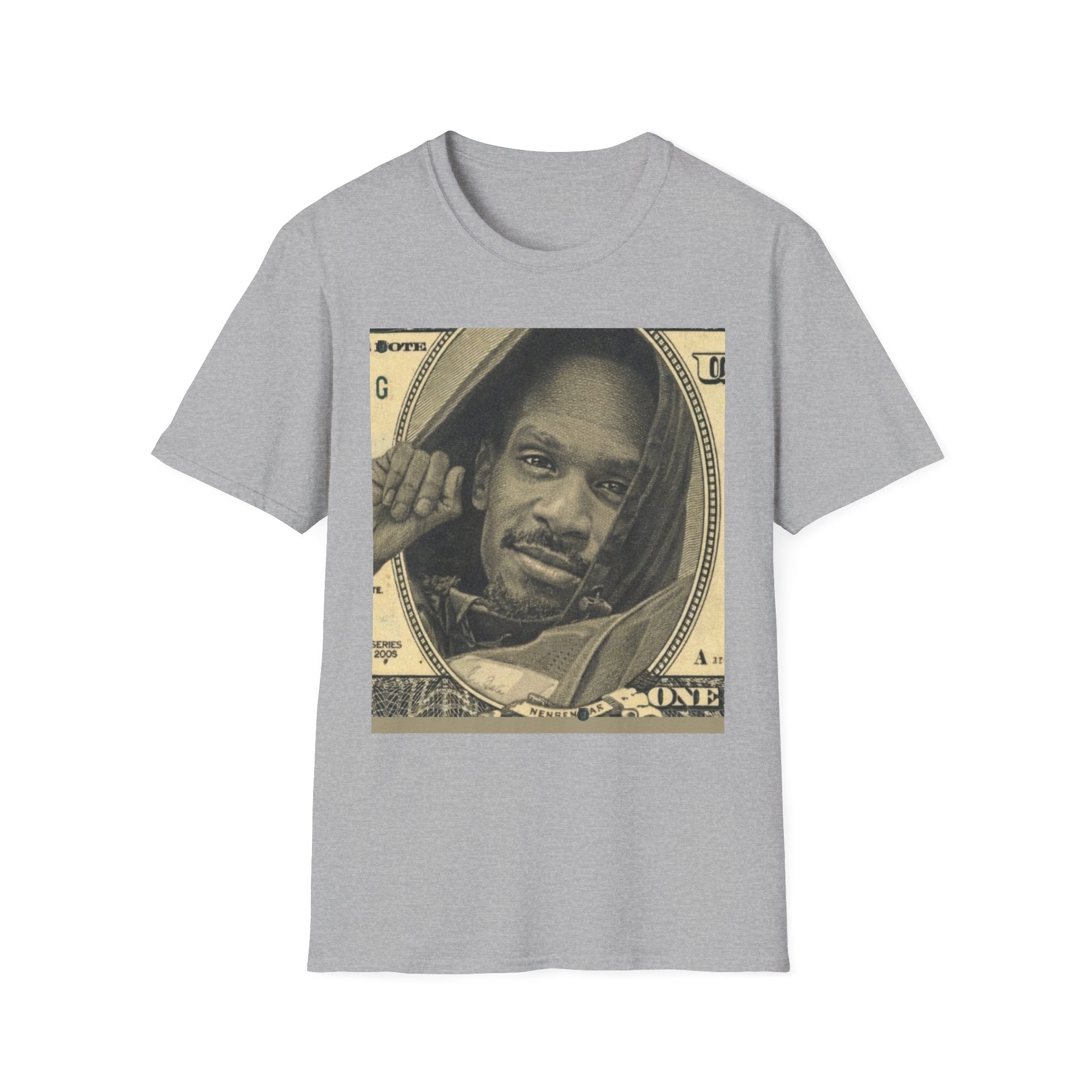 Money Portrait T-Shirt — Vintage Dollar Bill Face Graphic Tee